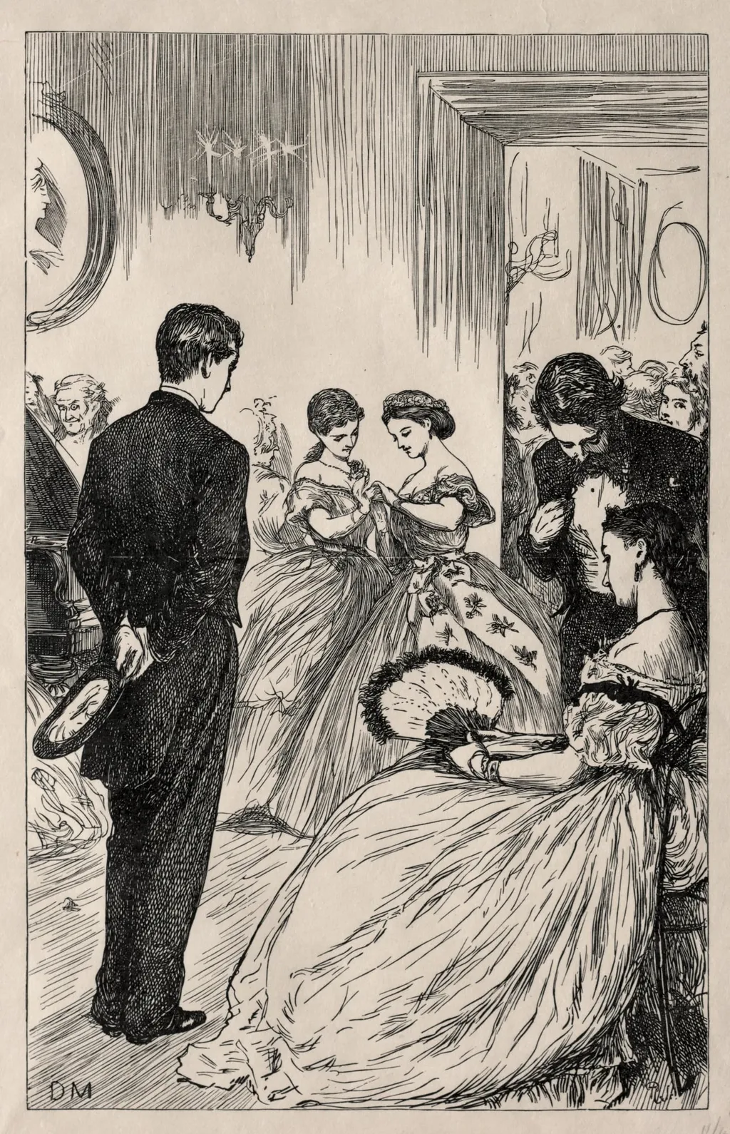 Coelebs in Search of a Mulready Envelope, by George Louis Palmella Busson Du Maurier, 1865
