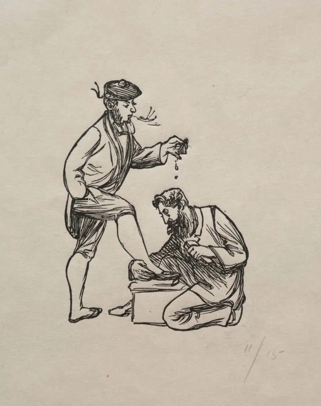 Domestic Philosophy, by George Louis Palmella Busson Du Maurier, 1863