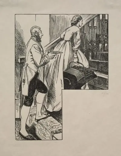Housekeeping in Belgravia, by George Louis Palmella Busson Du Maurier