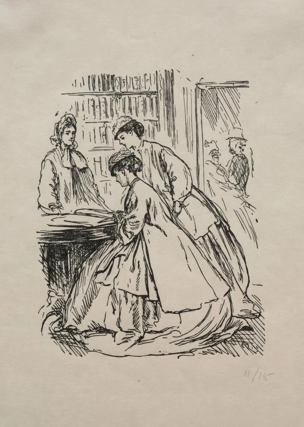 Much Ado about Nothing, by George Louis Palmella Busson Du Maurier, 1866