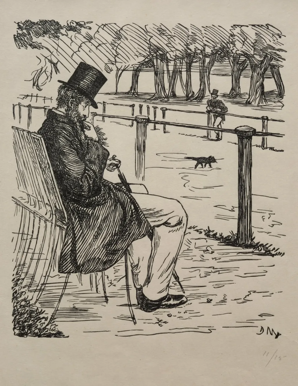 The Last of the Barons, by George Louis Palmella Busson Du Maurier, 1855