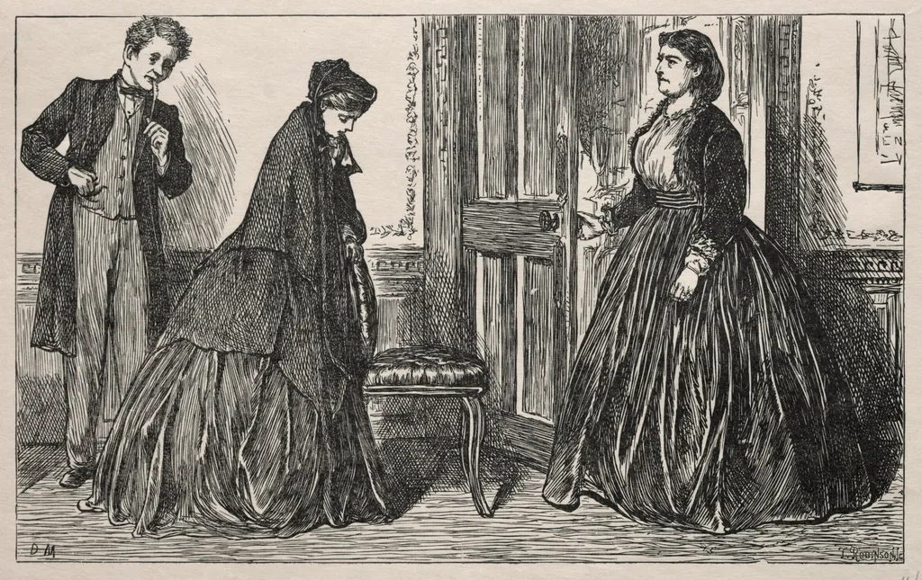 The Other Mrs. Johnson, by George Louis Palmella Busson Du Maurier, 1865