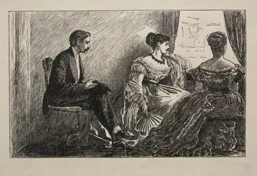 The White Camellia, by George Louis Palmella Busson Du Maurier