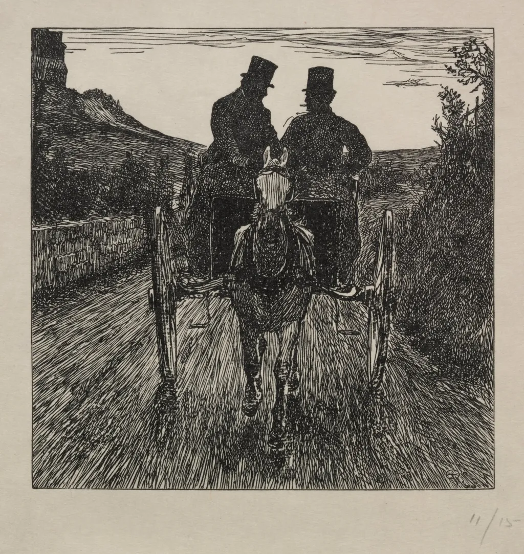 Why the Pifflers Lost their Return Match, by George Louis Palmella Busson Du Maurier, 1865