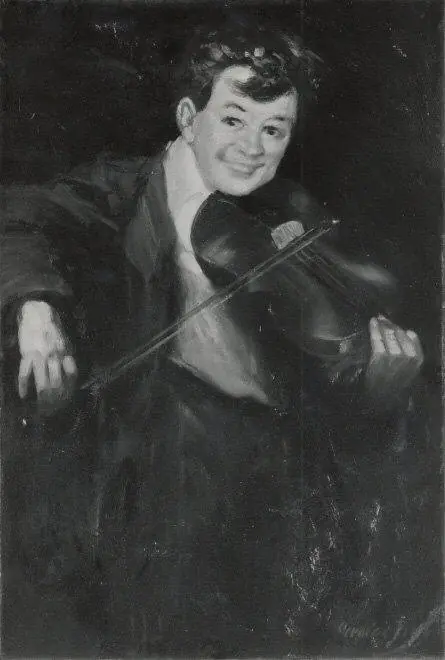 Boy with Violin, by George Luks