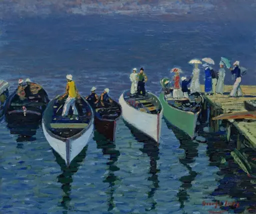 Holiday on the Hudson, by George Luks