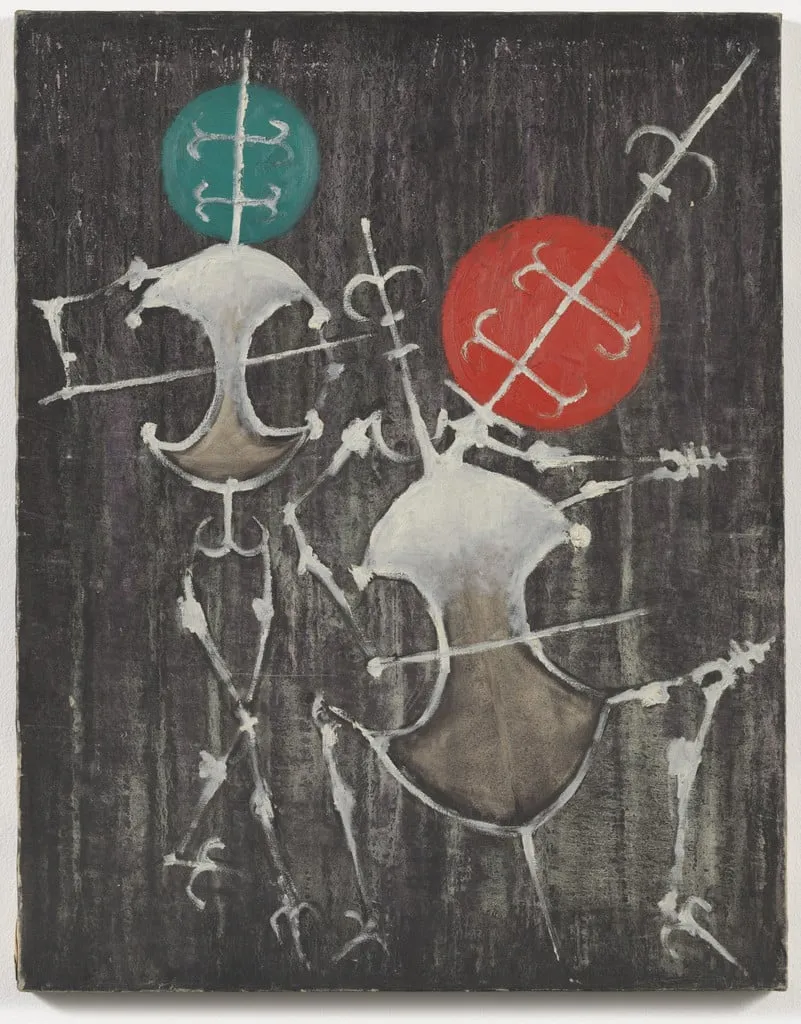 Untitled, by George Maciunas, oil, 1952