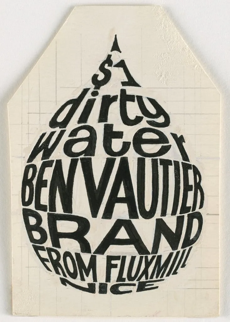 Untitled, by George Maciunas Ben Vautier, graphite, 1965