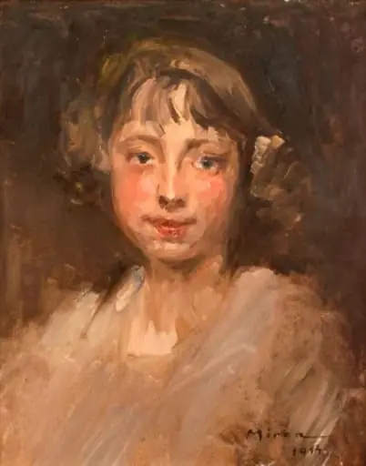 Cap de fetiță, by George Mirea-Demetrescu