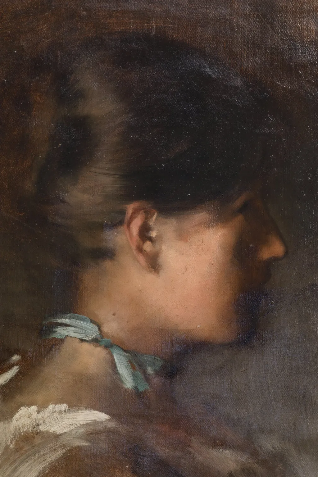 Portret de fată, by George Mirea-Demetrescu, unspecified, 1850