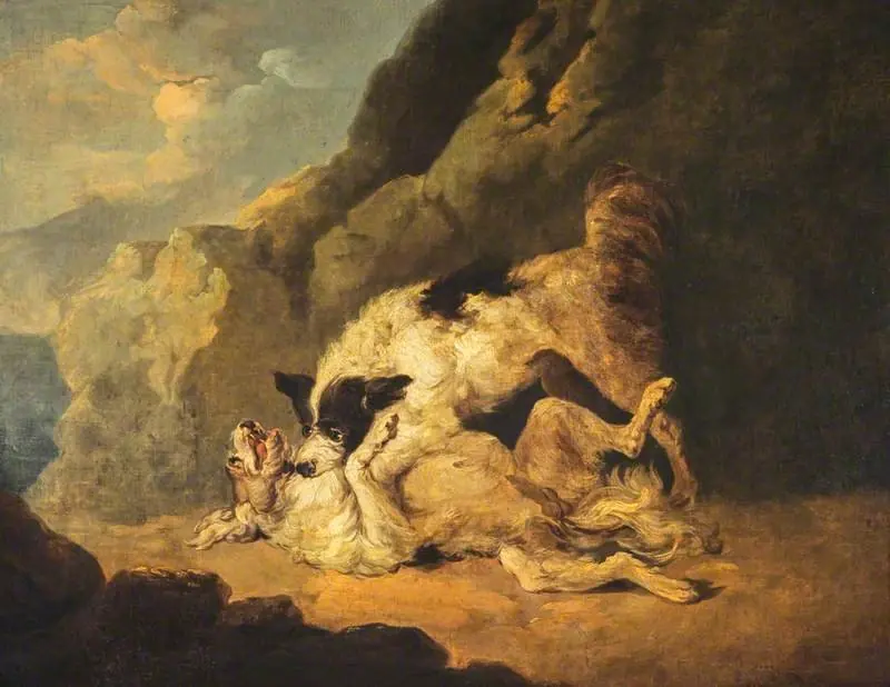 Fighting Dogs, by George Morland