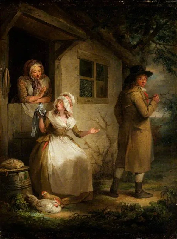 Johnny Going to the Fair, by George Morland, oil, 1793