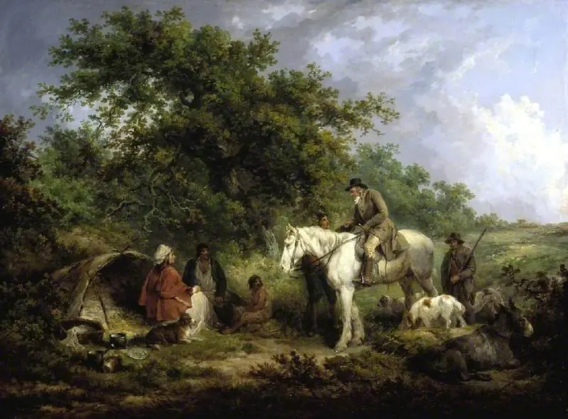 Morning, or the Benevolent Sportsman, by George Morland