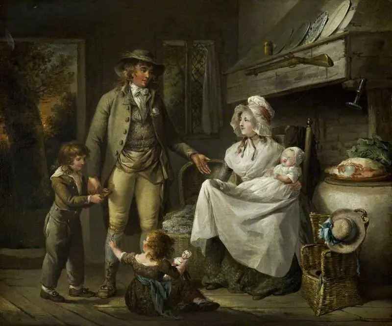 The Comforts of Industry, by George Morland