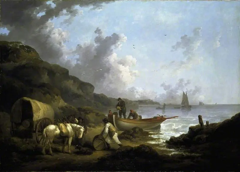 The Smugglers, by George Morland