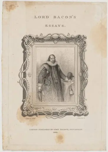 Lord Bacon's Essays - Title Page, by George Murray