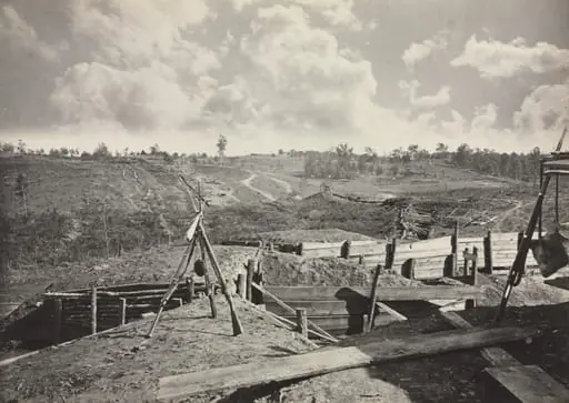 Rebel Works in front of Atlanta, Georgia, No. 5, by George N. Barnard
