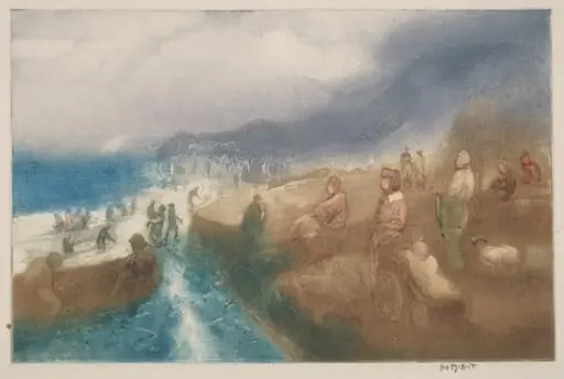 Bathing Beach, by George Overbury Hart