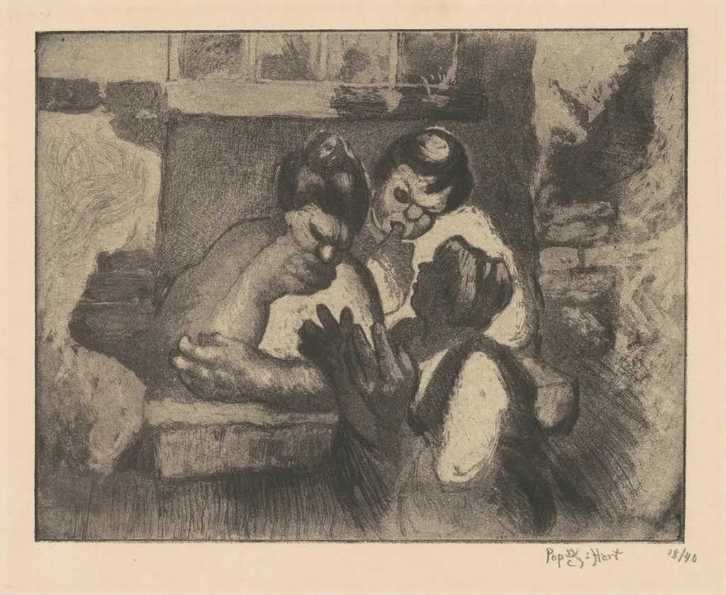 Broadcasting Station, by George Overbury Hart, ink, 1926