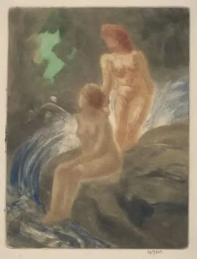 The Brook, by George Overbury Hart