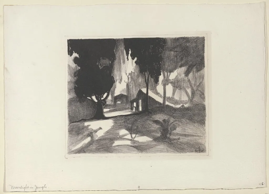 Untitled, by George Overbury ("Pop") Hart, ink, 1924