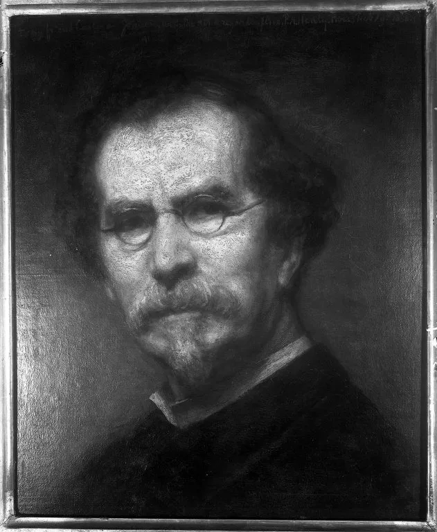 Selbstporträt, by George P. A. Healy, oil, 1894