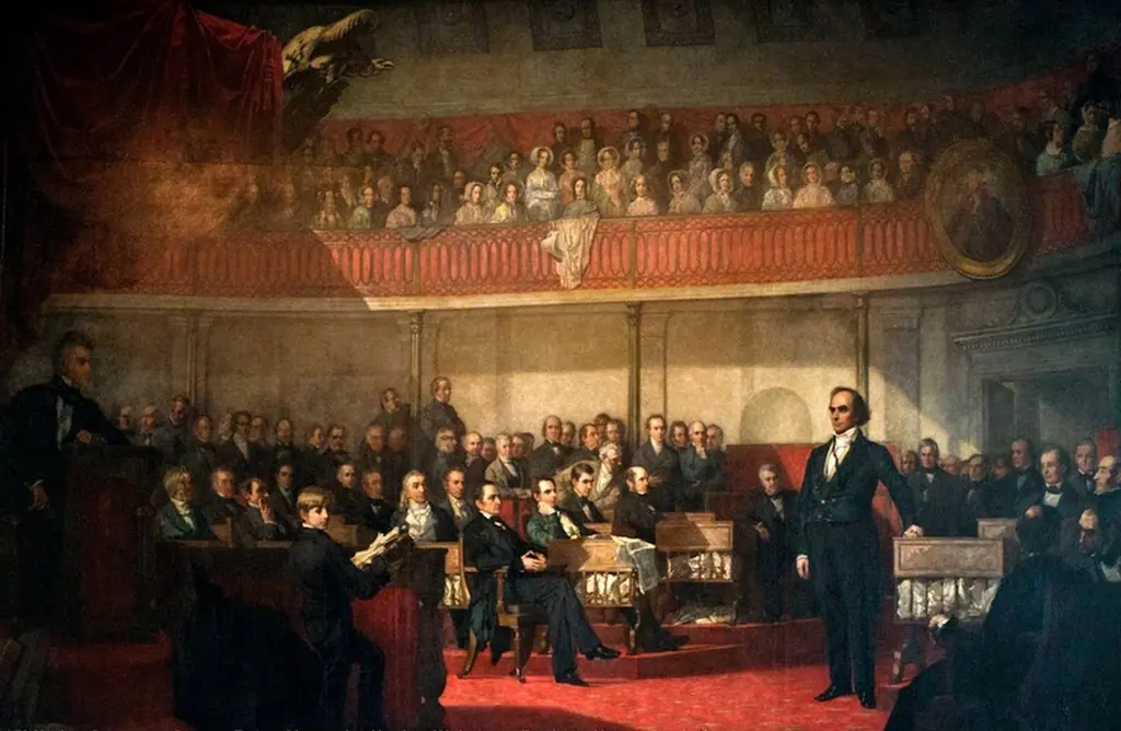 Webster Replying to Hayne, by George P. A. Healy