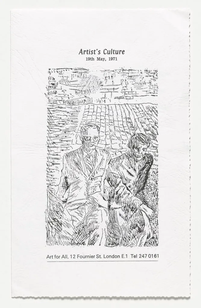 Untitled, by George Passmore, Gilbert Proesch Gilbert & George, 1971