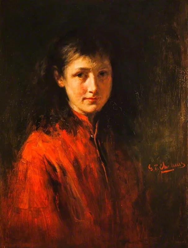 Modesty, by George Paul Chalmers, oil, 1865