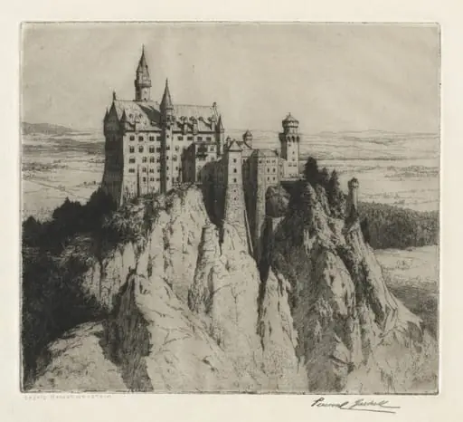 Castle Neuschwanstein, by George Percival Gaskell