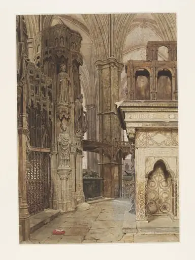 The East End of Edward the Confessor's Chapel and Tomb, As They Now Stand, by George Price Boyce