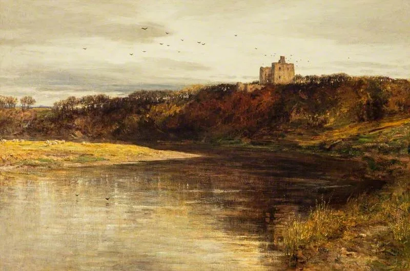 Norham Castle, by George Reid, oil, 1890