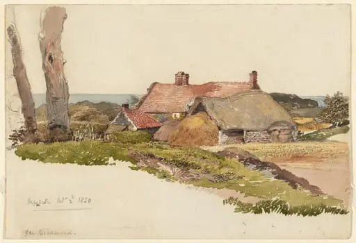 A Farm near the Sea at Margate, Kent, by George Richmond