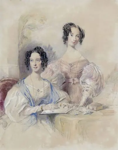 Charlotte and Julia Biggs, by George Richmond