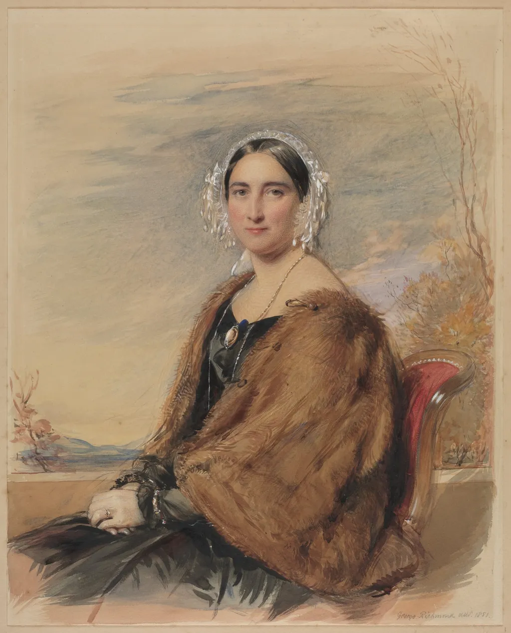 Portrait of a Woman, by George Richmond, 1851