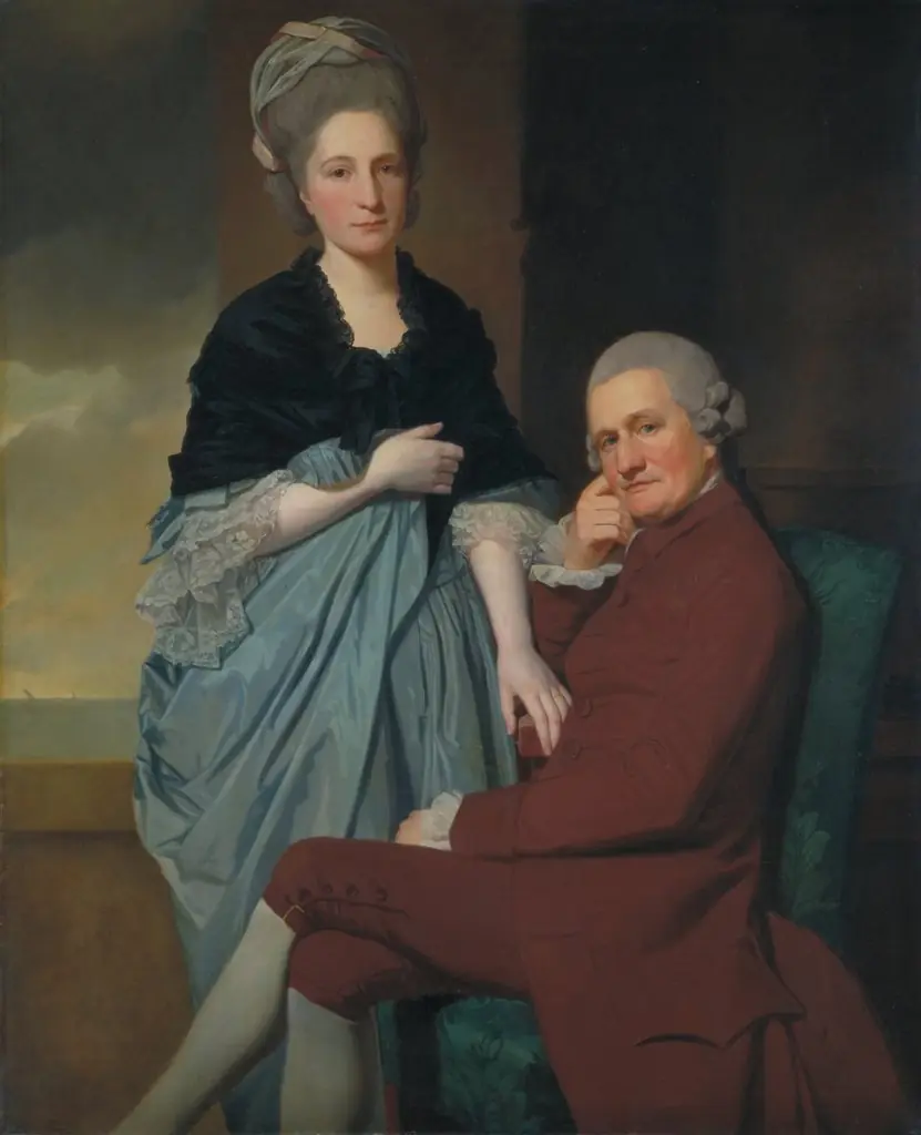 Mr and Mrs William Lindow, by George Romney