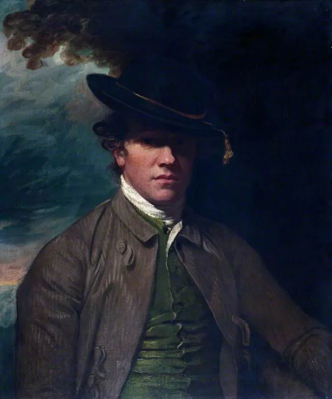Portrait of a Young Man of the Maynard Family, by George Romney, oil, 1790