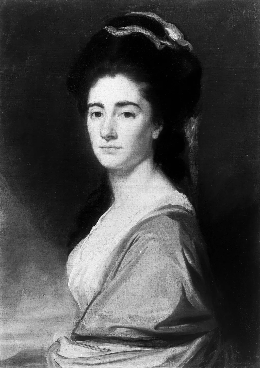 Portrait of Miss Sarah Mariott, by George Romney, paint, 1778