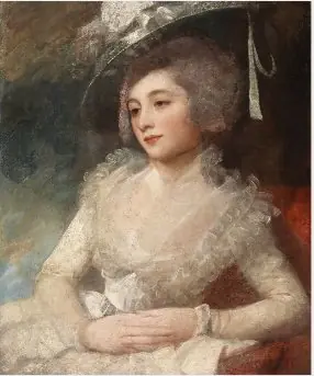 Portrait of Mrs Edward Taylor (née Janverin), by George Romney