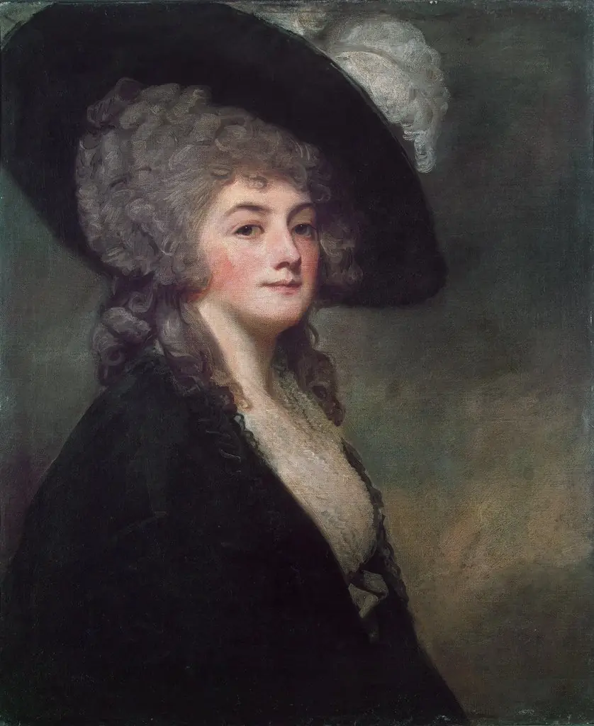 Portrait of Mrs Harrit Greer, by George Romney