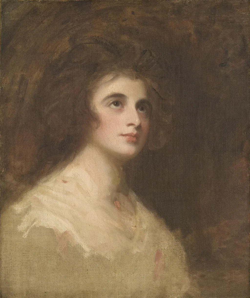 Portrait of Mrs. Tickell, by George Romney, oil, 1796