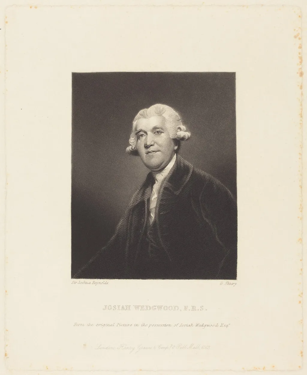 Josiah Wedgwood, by George Salisbury Shury, ink, 1863