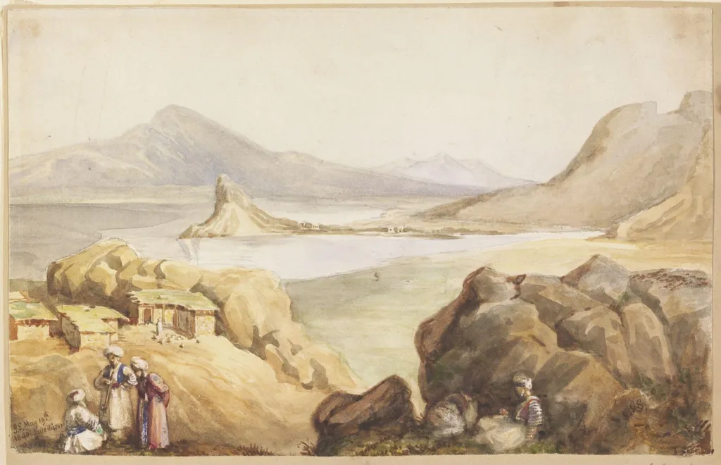 Gule-Hissa Ovassy in the Northern part of Lycia, by George Scharf, watercolor, 1840