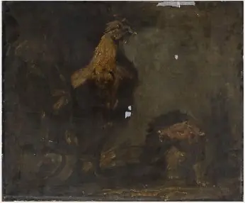 A Cock and a Terrior, by George Sharp