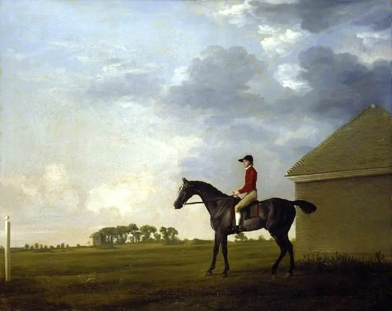 Gimcrack, with John Pratt up, on Newmarket Heath, by George Stubbs