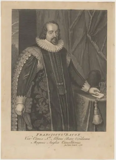 Francis Bacon, Viscount Saint Albans, by George Vertue