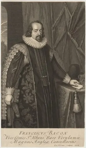 Francis Bacon, Viscount Saint Albans, by George Vertue