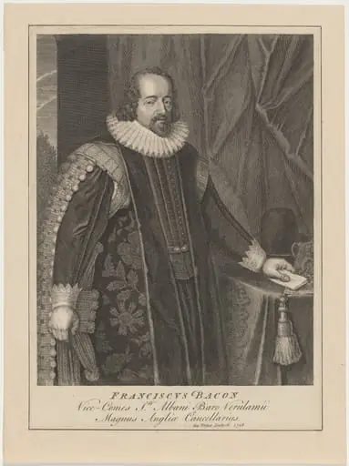 Francis Bacon, Viscount Saint Albans, by George Vertue