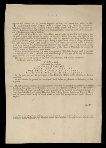H Beard Print Collection, by George Vertue
