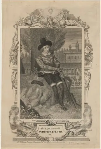 Sir Philip Sidney, Soldier and Poet, by George Vertue